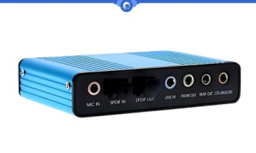 USB MUSIC EXTERNAL SOUND CARD для LAPTOP COMPUTER 7.1