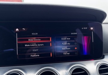 Mercedes Klasa E W213 Kombi Facelifting 2.0 E200 197KM 2021 Mercedes-Benz Klasa E Hybr 9G LIFT Full Led Skora Duza Navi Virtual Ambien, zdjęcie 35