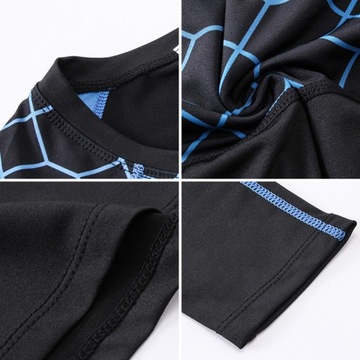 SPORTOWY KOMPLET NA SIŁOWNIĘ MĘSKI BLUZKA LEGGINSY