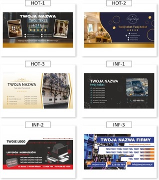 BANER REKLAMOWY 200x100cm KOSMETYCZKA BEAUTY SALON FRYZJERSKI SZABLONY