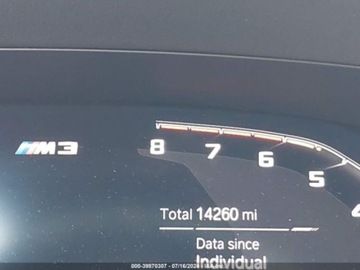 BMW Seria 3 G20-G21 2022 BMW M3 2022 BMW M3 COMPETITION, silnik 3.0, od ubezpieczyciela 3.0 Benzyna, zdjęcie 10