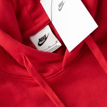 Nike czerwony męski komplet dresowy sportowy bluza spodnie regular fit M