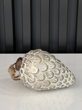 СТЕКЛЯННЫЙ СОСНОВЫЙ ШАР РОЖДЕСТВЕНСКОЕ УКРАШЕНИЕ