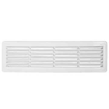 Kratka wentylacyjna DO DRZWI toaleta Łazienka BIAŁA Komplet 135x460 mm