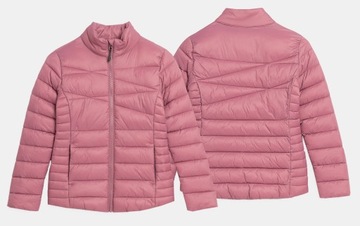 4F KURTKA DZIEWCZĘCA PIKOWANA PUCHOWA PRZEJŚCIOWA WIOSENNA JESIENNA