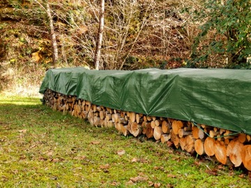 Брезент усиленный ЗЕЛЕНЫЙ 3 х 3м 90 г