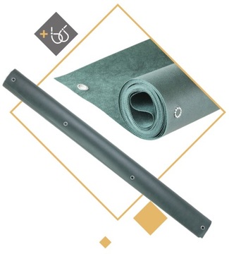 OSŁONA BALKONOWA NA BALKON 0,95X5M MATA ZIELONA NA TARAS PŁOT UV 99%+GRATIS