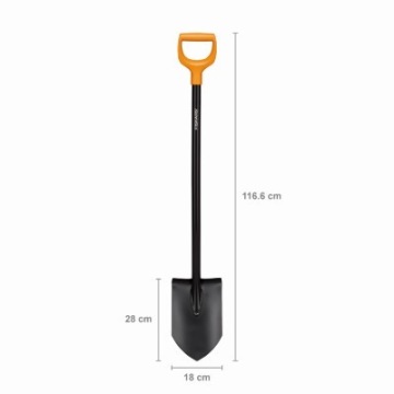 Острая лопата Solid 1170 мм Fiskars 1066716