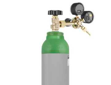 Баллон AR/CO2 MIX 200 бар РЕДУКТОР 4 бар полный