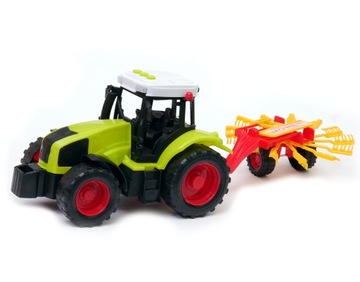 Traktor światła dźwięki + zgrabiarka karuzelowa