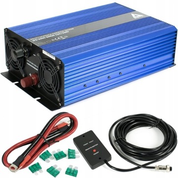 PRZETWORNICA NAPIĘCIA 12V 230V SINUS 3000W + USB