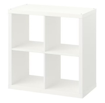 IKEA KALLAX - regał biały 77x77 cm