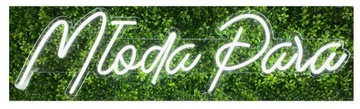 NAPIS LEDOWY LED MŁODA PARA podświetlany 120x33cm