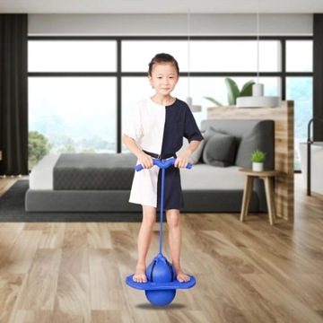 Доска для прыжков, мяч для прыжков с ручкой, синий