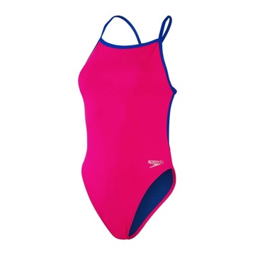 Купальник Speedo SOLID VBK ELECTRIC PINK/CHROMA BLUE 36