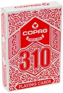 Высококачественные игральные карты COPAG 310 - красные