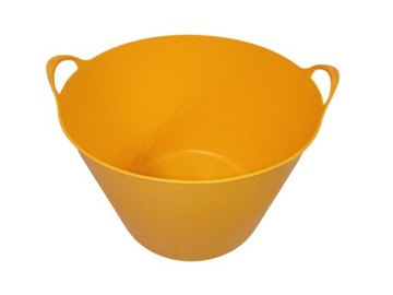 Гибкая корзина-контейнер GARDEN для белья, YELLOW FLOWER POT, 42л