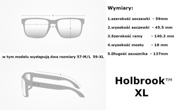Okulary Holbrook XL Crystal Black Prizm Jade - 941714
