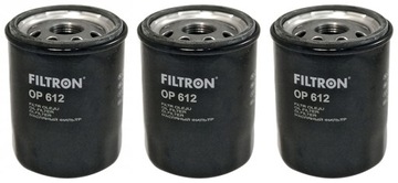 3× FILTRON OP 612 FILTR OLEJE