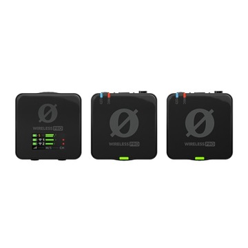 RODE Wireless PRO ZESTAW BEZPRZEDOWODY MIKROFONY LAVALIER II ETUI ŁADUJĄCE