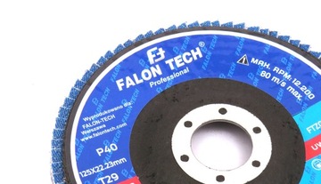 ЦИРКОНИЙНЫЙ ДИСК INOX 125 P40 PROFESSIONAL FALON TECH