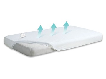 Sanipur Prześcieradło Frotte Rozmiar 140x200 białe