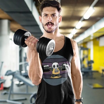 TANK TOP SIŁOWNIA PANDASQUATTING
