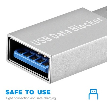Laptopy USB Anti-hacking Blocker Porta Pow Data