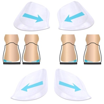 Гелевые подпяточники для коррекции вальгусной и варусной деформации стоп Wbs15.