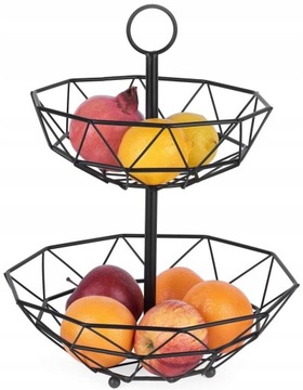 CZARNY LOFT KOSZYK NA OWOCE DRUCIANY PATERA MISA