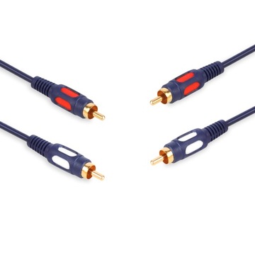 Kabel Przewód 2 RCA do 2 RCA Chinch VITALCO 1,5m