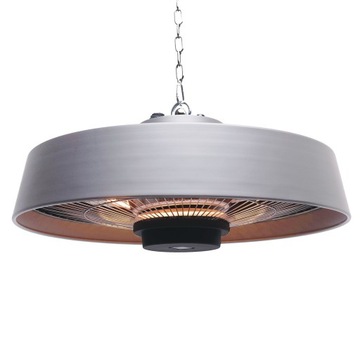 Promiennik Wenus Lampa Srebrna Grzewcza Wisząca IR 2000W Panel Ciepła Taras
