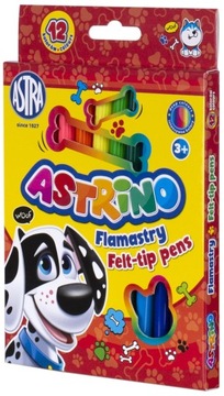 Flamastry Astrino 12 kolorów