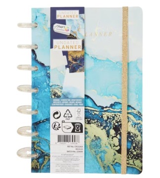 Недатированный блокнот-планировщик с аксессуарами