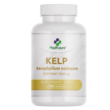 KELP 500mg EKSTRAKT 120tabl NIEDOBÓR JODU TARCZYCA