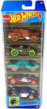 HOT WHEELS SAMOCHODZIKI 5-PAK STREET BEASTS HFV91