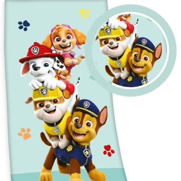 RĘCZNIK PLAŻOWY PSI PATROL 75x150 BAWEŁNIANY