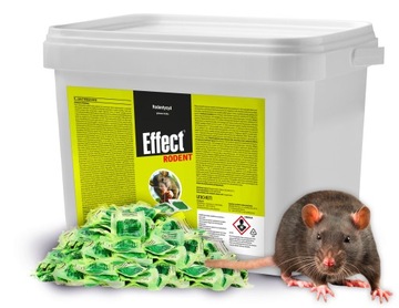 SILNA TRUTKA TRUCIZNA PASTA NA KRETY NORNICE MYSZY SZCZURY EFFECT 5KG