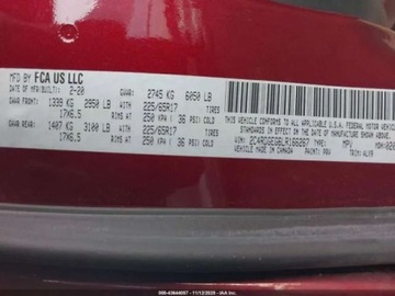 Dodge Caravan V Grand Caravan Facelifting 3.6 VVT 283KM 2020 Dodge Grand Caravan 3.6 V6 benzyna 283KM wersja GT, od ubezpieczyciela 3.6, zdjęcie 17