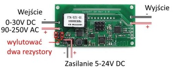 Sonoff SV с услугой смены программного обеспечения на SUPLA