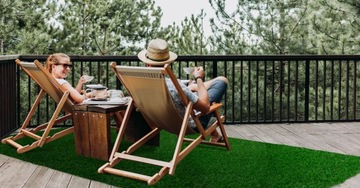 ИСКУССТВЕННАЯ ТРАВА БАЛКОН ТЕРРАСА САД 22мм МЯГКАЯ ТОЛСТАЯ ВЕРДЕ ПРЕМИУМ 4м