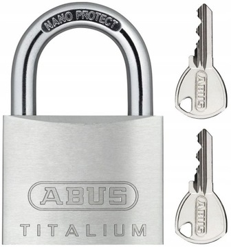KŁÓDKA ABUS TITALIUM 727 45MM NA KLUCZ