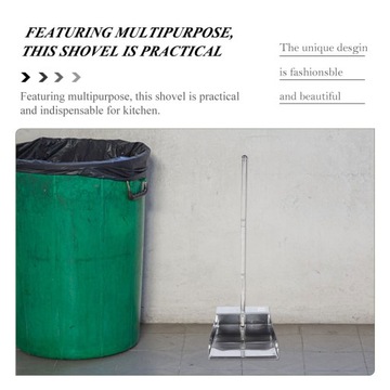 Большая лопата для мусора Outdo, металлический совок