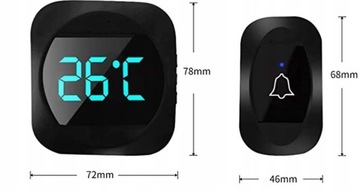 Беспроводной дверной звонок JIMEI) 150 м 100 дБ