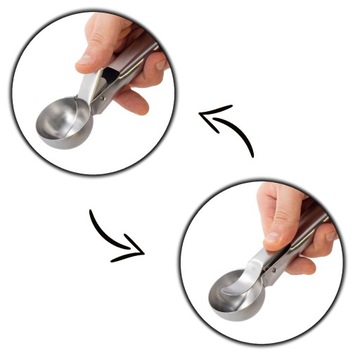 СТАЛЬНАЯ ЛОЖКА ДЛЯ МОРОЖЕНОГО ПОРЦИОНЕР