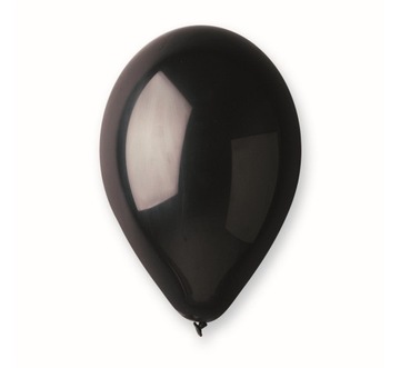Balony Pastelowe Czarne Halloween 25 cm 100 szt.