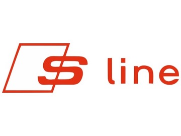 Naklejka na samochód auto Audi S line S Sline 20cm