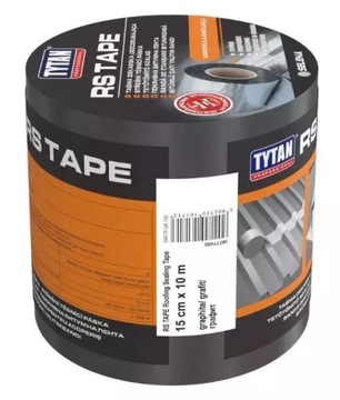 TYTAN TAŚMA DEKARSKA BITUMICZNA USZCZELNIAJĄCA 150MM X 10MB GRAFIT