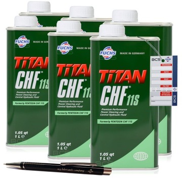 6 LITRÓW FUCHS TITAN CHF 11S CHF11S - PENTOSIN - PŁYN DO WSPOMAGANIA 6L