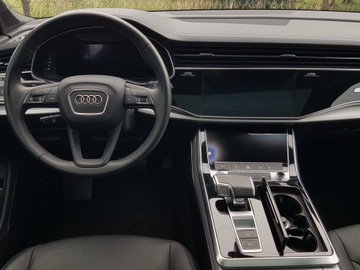Audi Q7 II SUV Facelifting  3.0 45 TDI 231KM 2022 AUDI Q7 S-LINE QUATTRO 3,0 TDI SZKLANY DACH 4x4 KRAJOWY I-WŁAŚCICIEL CZARNY, zdjęcie 35